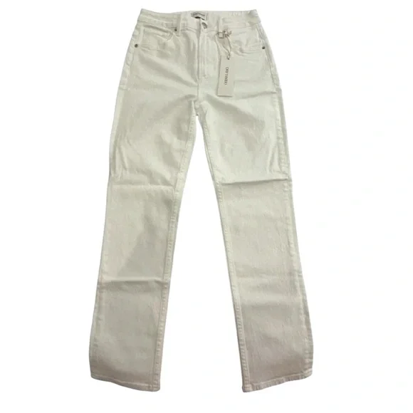 Driftwood Stella Straight Leg Jeans in Vintage White Size 25 - Picture 2 of 5